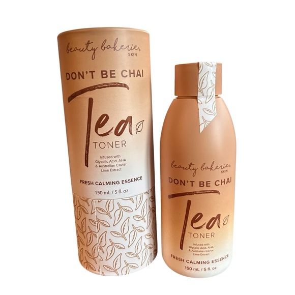 Beauty Bakerie Tea Toner Anti-Aging Glycolic Acid Caviar Lime Extract NEW PC - Picture 7 of 14